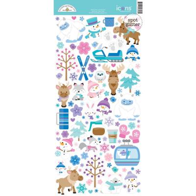 Doodlebug Winter Wonderland Sticker - Icons Stickers